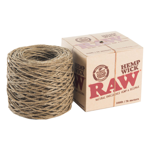 RAW HEMPWICK BALL EUROPEAN EDITION 250FT 1PC