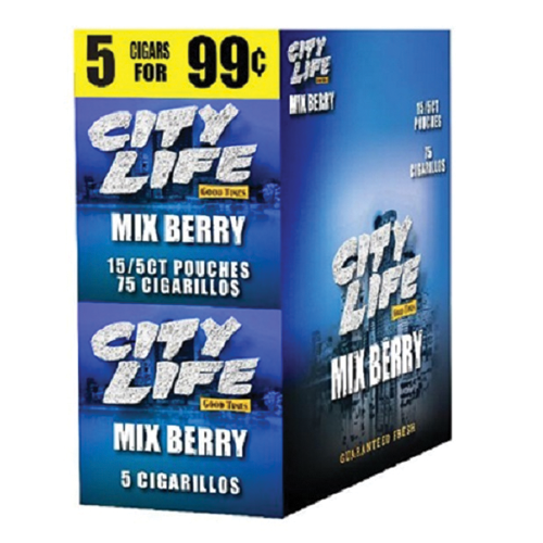 GOOD TIMES CITY LIFE CIGALS MIX BERRY 15/5CT