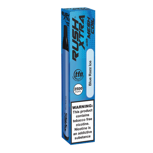 RUSH EXTRA BLUE RAZZ ICE 2500 10CT
