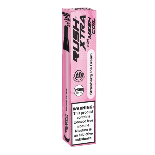 RUSH EXTRA STRAWBERRY ICE CREAM 2500 10CT