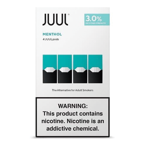 JUUL PODS MENTHOL TOBACCO 3% 4PK