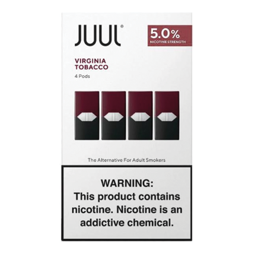 JUUL PODS VIRGINIA TOBACCO 5% 4PK