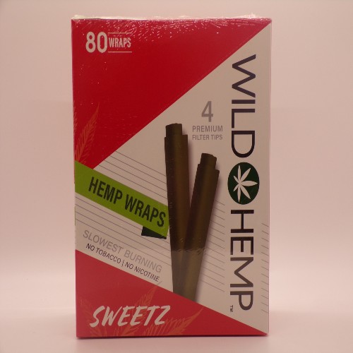 WILD HEMP WRAPS SWEETZ  4FOR.99 20/4PK