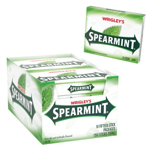 WRIGLEY'S GUM SPEARMINT 10CT