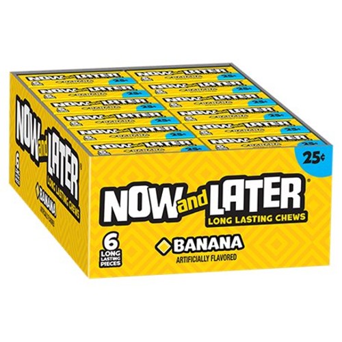 NOW AND LATER  BANANA 24CT/.93OZ
