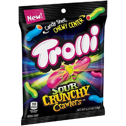 TROLLI SOUR CRUNCHY CRAWLERS 12/5 OZ