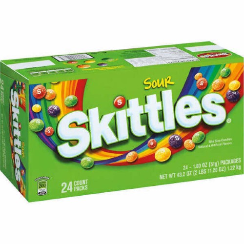 SKITTLES SOUR 24/ 1.80OZ