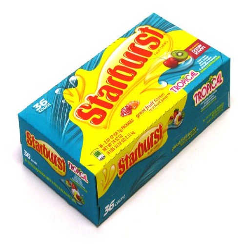 STARBURST TROPICAL 36CT/2.07OZ