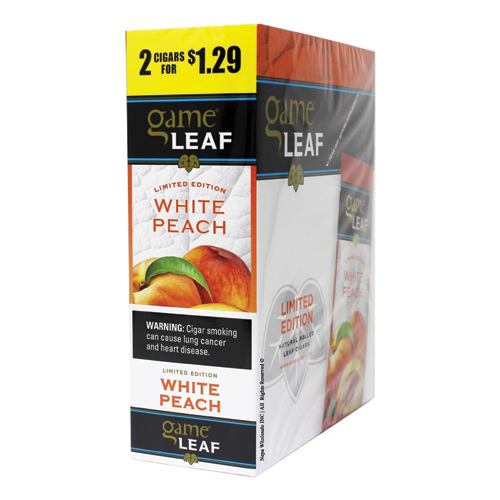 GAME LEAF CGRLS WHIE PEACH 15/2 CT