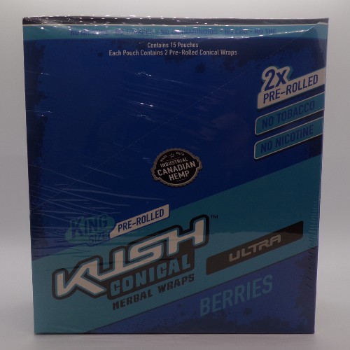 KUSH HERBAL WRAPS BERRIES 15/2PK