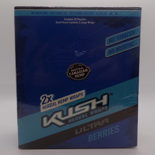 KUSH HERBAL WRAPS BERRIES 25/2PK