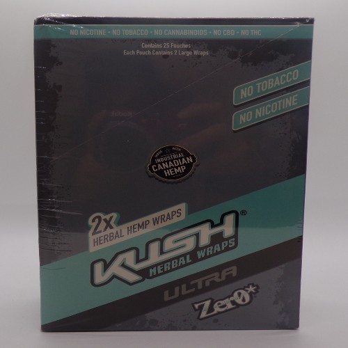 KUSH HERBAL WRAPS ZERO 25/2PK