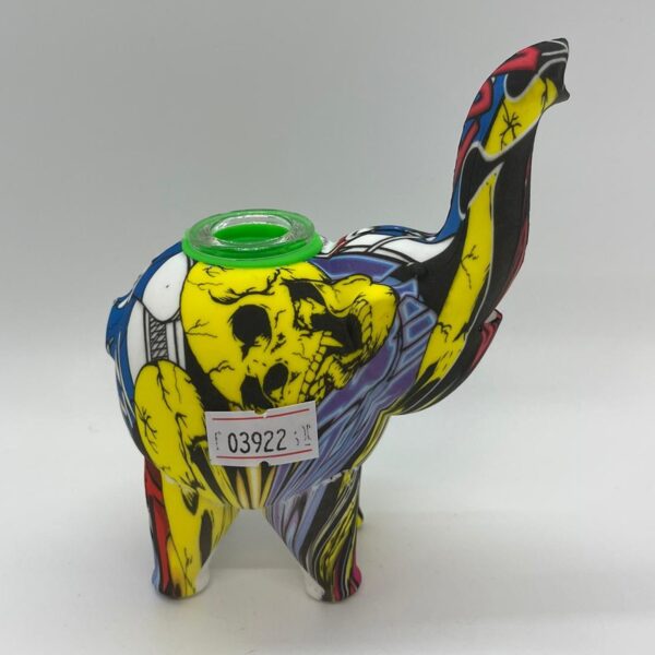 SILICON PIPE ELEPHANT 11X10.5X6 CM