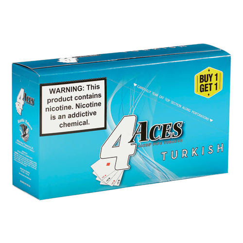4 ACES PIPE TOBACCO TURKISH POUCH 6/1.2OZ