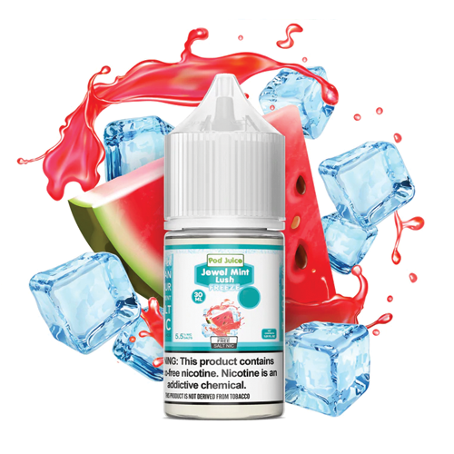 POD JUICE JEWEL MINT LUSH FREZEE 30ML 35MG SALT NIC