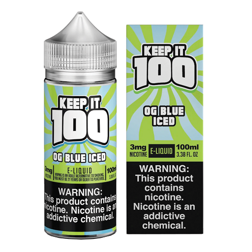 KEEP IT 100 OG BLUE ICED 3MG 100ML