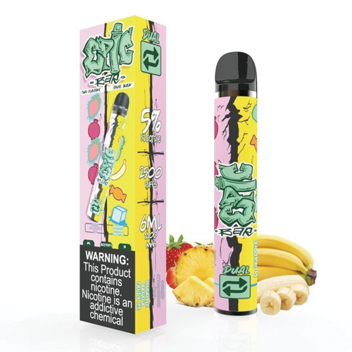 EPIC BAR DUAL 5% LUSH ICE & BANANA ICE 10CT
