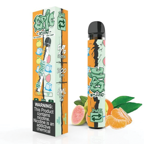 EPIC BAR DUAL 5% TANGERINE ICE & GUAVA ICE 10CT