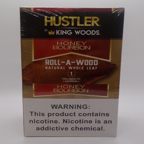 HUSTLER KW ROLL-A-WOOD HONEY BOURBON  6CT