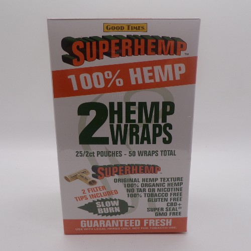 SUPERHEMP WRAPS NATURAL 25/2CT