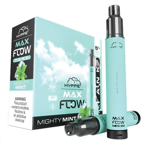 HYPPE TANK FLOW MAX DISP MIGHTY MINT 3000 PUFFS 5% 10CT