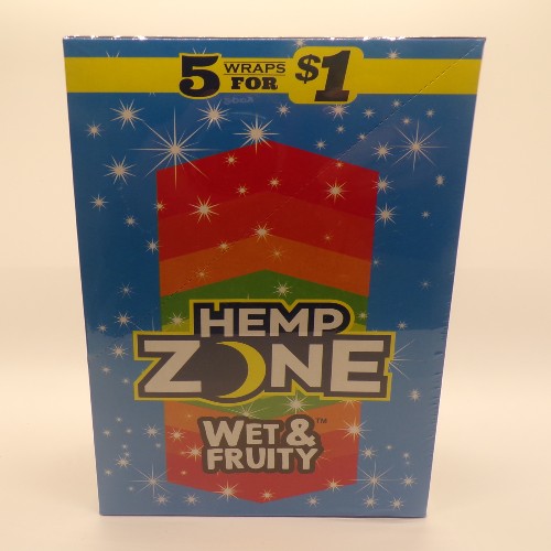 HEMP ZONE WRAP WET&FRUITY 15/5PK
