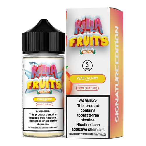 KILLA FRUIT OIL PEACH GUMMY 100ML 3MG