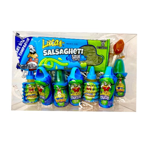 LUCAS GUSANO SOUR APPLE 10CT