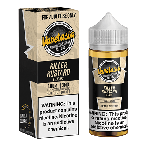 VAPETASIA KILLER KUSTARD 100ML 3MG
