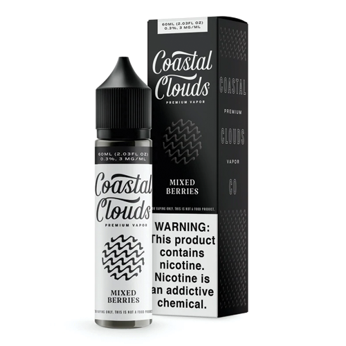 COASTAL CLOUDS MIXED BERRIES  60ML 3MG