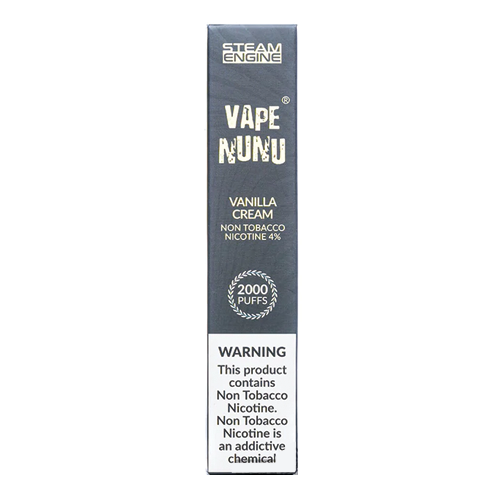 VAPE NUNU VANILLA CREAM 2000 10CT