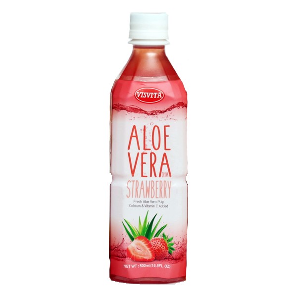 VISVITA ALOE STRAWBERRY 20/16.9OZ