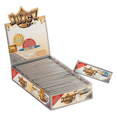 JUICY JAYS ULTRA THIN VANILLA ICE 1 1/4 24PK