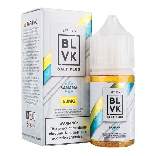 BLVK BANANA 30ML 50MG SALT NIC PLUS