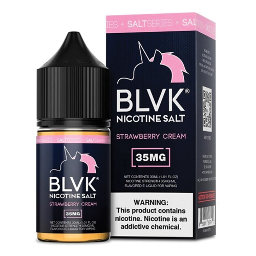 BLVK STRAWBERRY CREAM 30ML 35MG SALT NIC