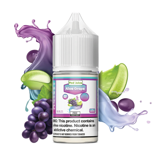 POD JUICE ALOE GRAPE 30ML 35MG SALT NIC
