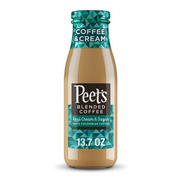 PEETS BLENDED COFFEE COFFEE & CREAM  12/13.7OZ