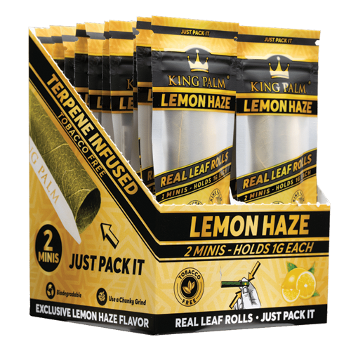 KING PALM LEMON HAZE 2 MINIS SLIMS 20 CT