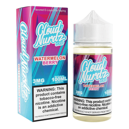 CLOUD NURDZ ICED WATERMELON BERRY 100ML 3MG