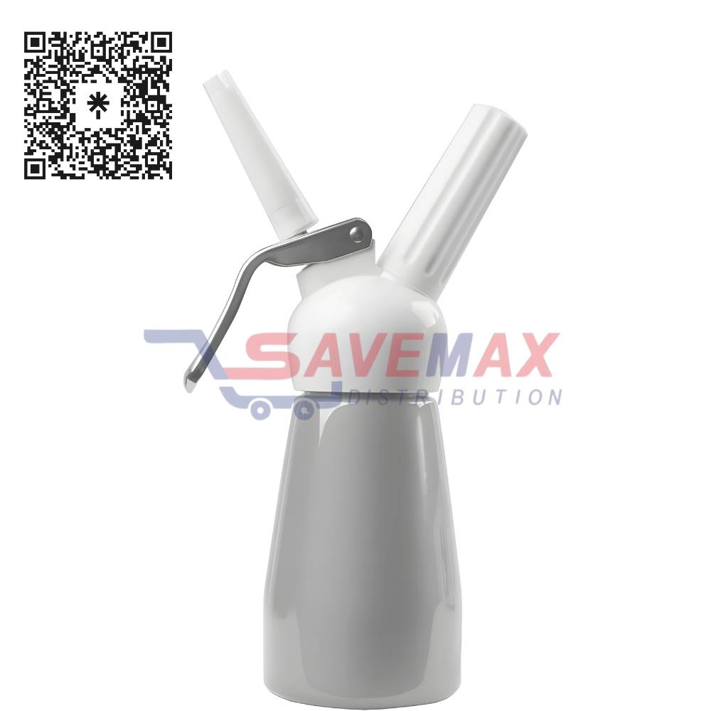 S00021 BEST WHIP CREAM WHIPPERS SILVER 1/4 LITER - Image 1
