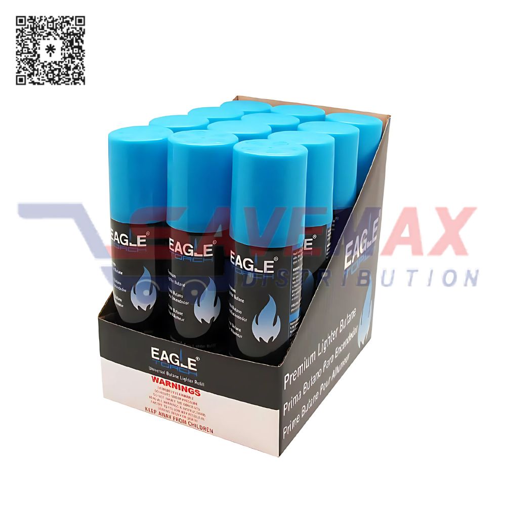 S00075 EAGLE TORCH 2.75OZ METAL CAN BUTANE CT12 (90-16) - Image 1