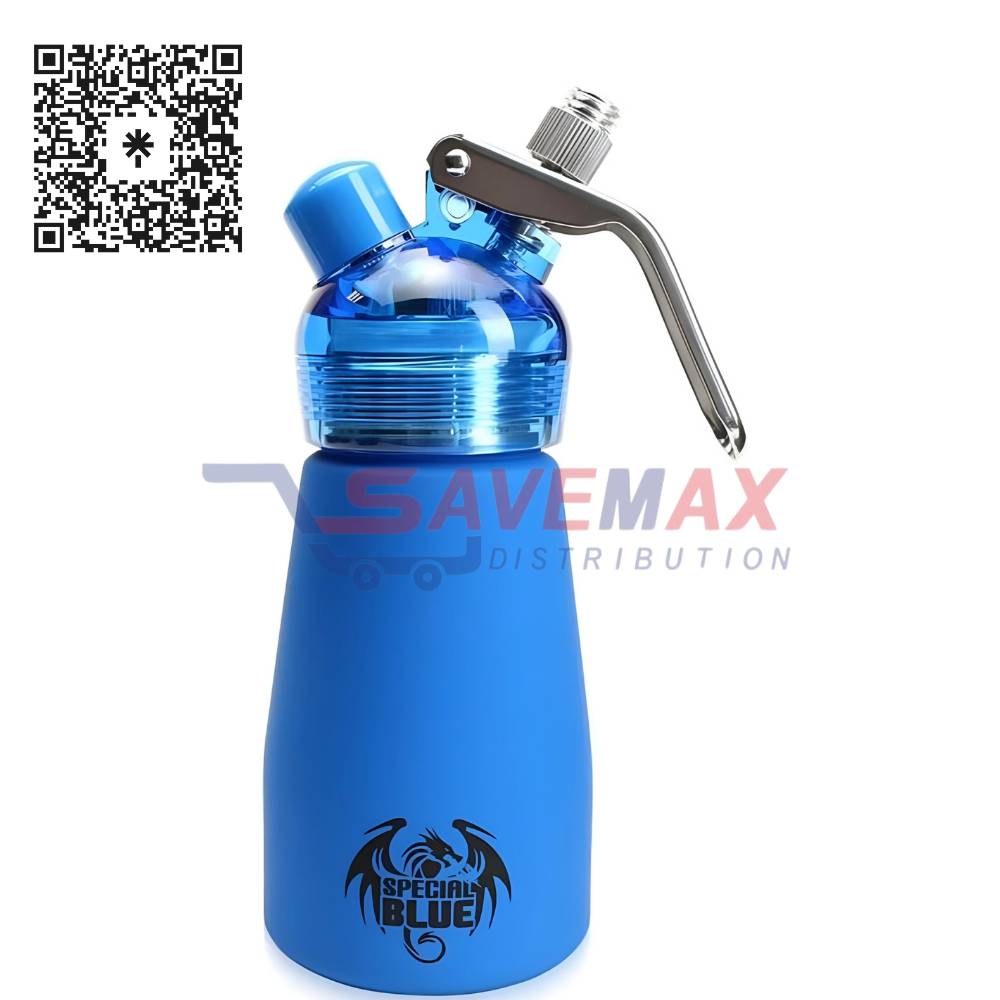 S00139 SPECIAL BLUE ALUMINUM DISPENSER BLACK .5 LTR - Image 1