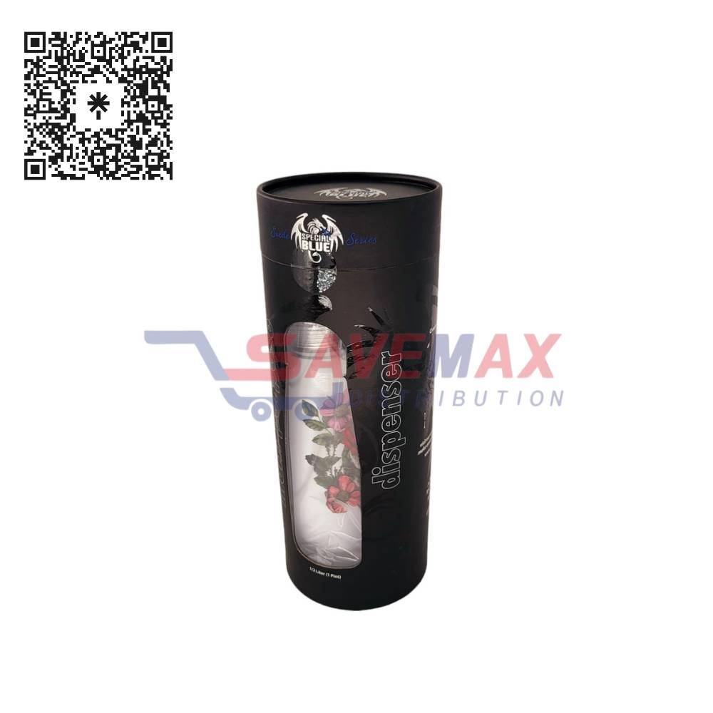 S00142 SPECIAL BLUE DISPENSER FLORAL SKULL .5 LTR - Image 1