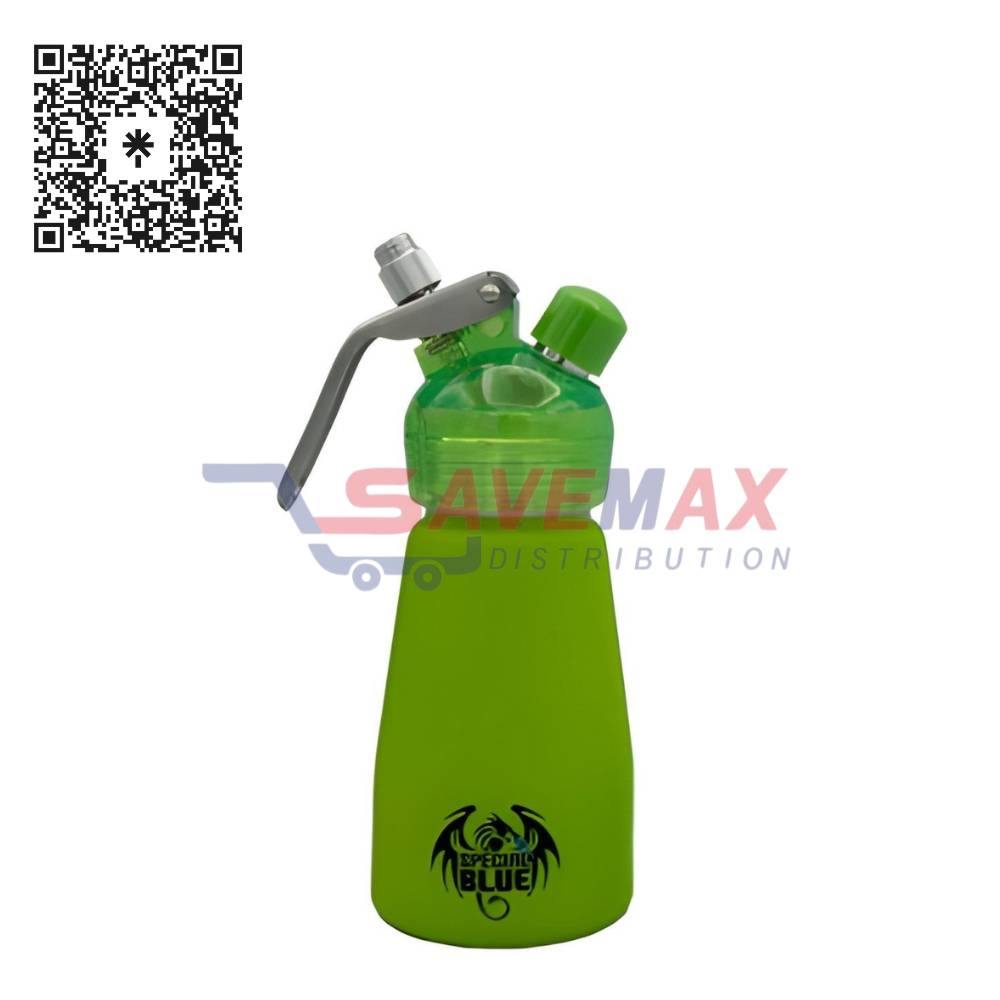S00143 SPECIAL BLUE ALUMINUM DISPENSER GREEN .25 LTR - Image 1