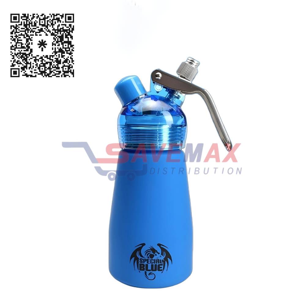 S00148 SPECIAL BLUE ALUMINUM DISPENSER SILVER .5 LTR - Image 1
