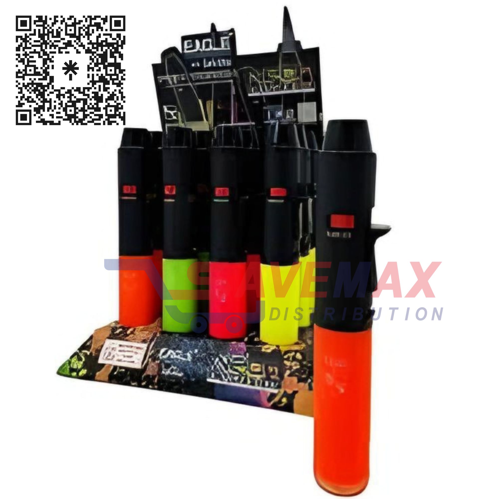 S00308 EAGLE TOURCH 7' NEON PEN-TORCH 12 CT (PT132N) - Image 1