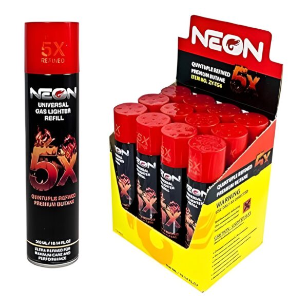 NEON GAS LIGHTER RG SINGLE BOX 12PACK