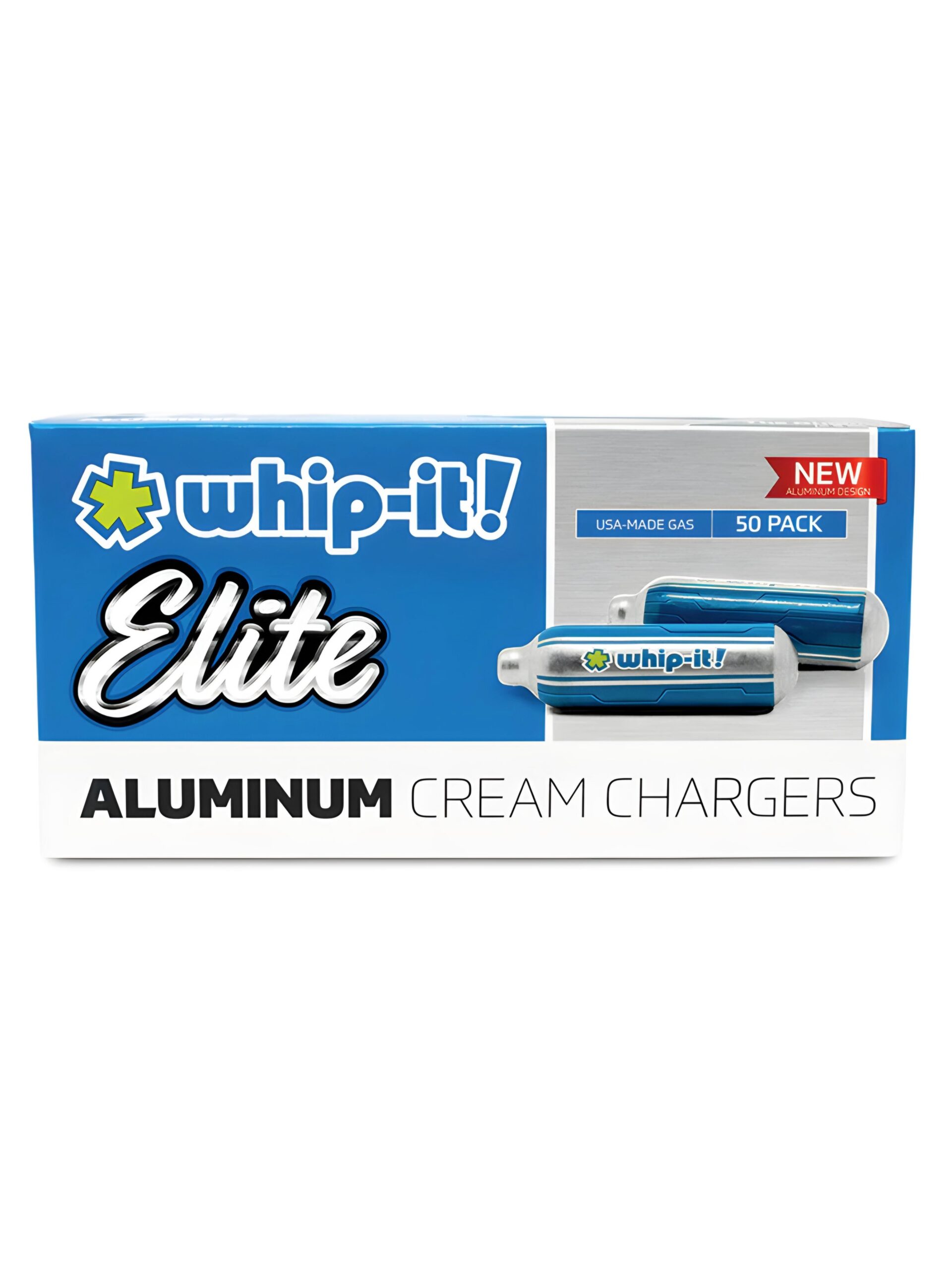 S00342.png WHIP IT ELITE ALUMINUM CREAM CHARGERS 50/12CT - Image 1