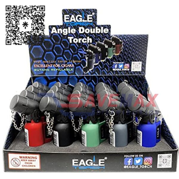 EAGLE TOURCH MINI-ANGLE DOUBLE -TORCH 20 CT (PT150AD)