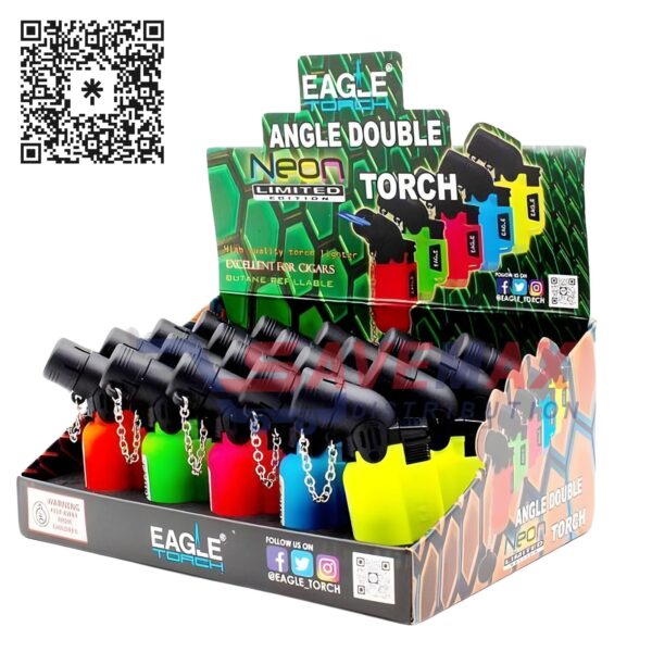 EAGLE TOURCH MINI-ANGLE NEON DOUBLE-TORCH 20 CT (PT150ADN)
